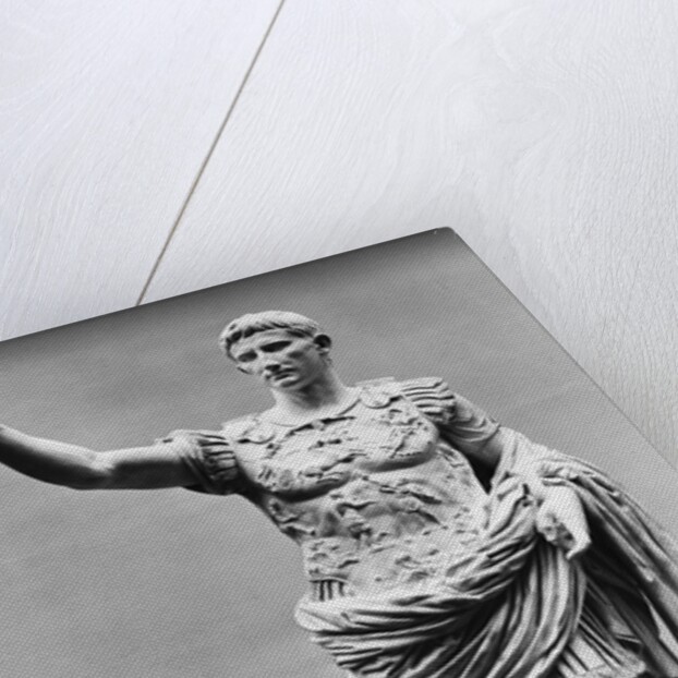 Augustus of Prima Porta Ancient Roman Statue by Anonymous