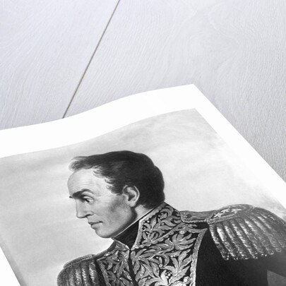 Portrait Painting of Simon Bolivar by Anonymous