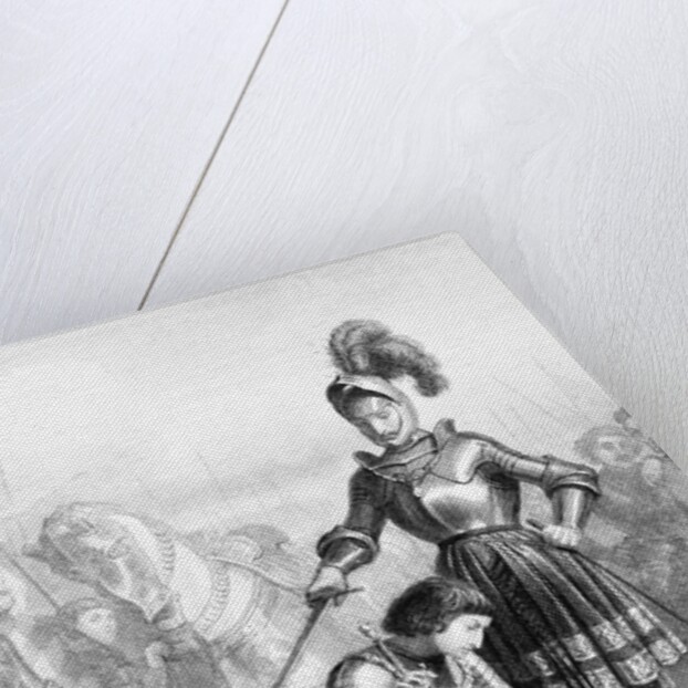 Accolade Conferring Knighthood On Field by Anonymous