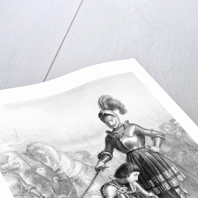 Accolade Conferring Knighthood On Field by Anonymous