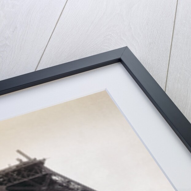 Eiffel Tower During Construction by Anonymous