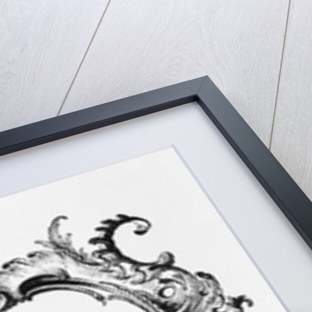 Engraving Of Baroque Frame by Anonymous