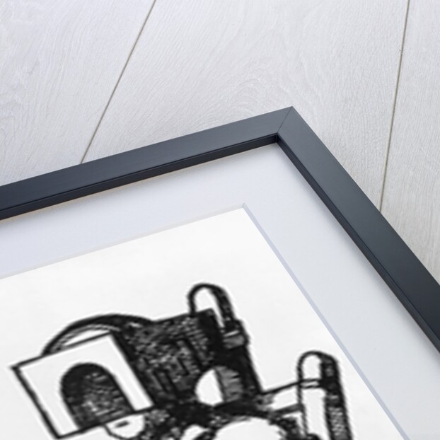Benjamin Rush's Tranquillizing Chair Illustration by Anonymous
