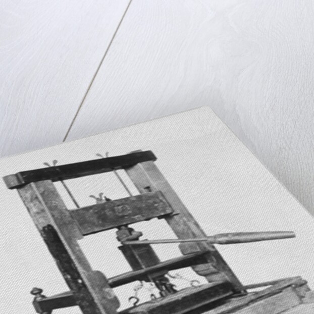 First American Printing Press by Anonymous