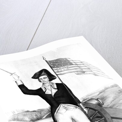 Young Continental Holding Sword;Canon,Fl by Anonymous