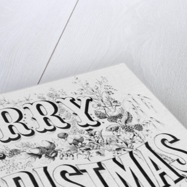 Poster Saying Merry Christmas by Anonymous