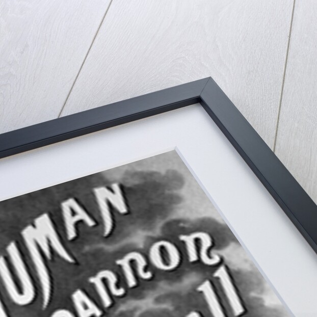 Advertisement Bill For "The Human Cannonball" by Anonymous