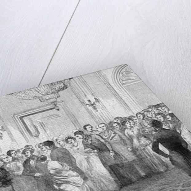 President Pierce At A White House Recept by Anonymous