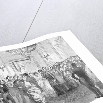 President Pierce At A White House Recept by Anonymous