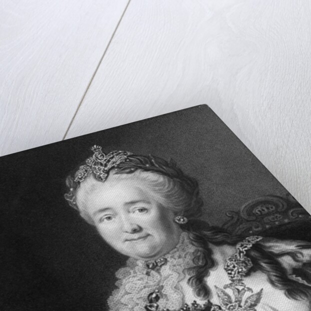 Catherine II Engraving by Richard Woodman