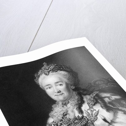 Catherine II Engraving by Richard Woodman