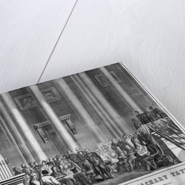 Inauguration Of General Zachery Taylor by Anonymous