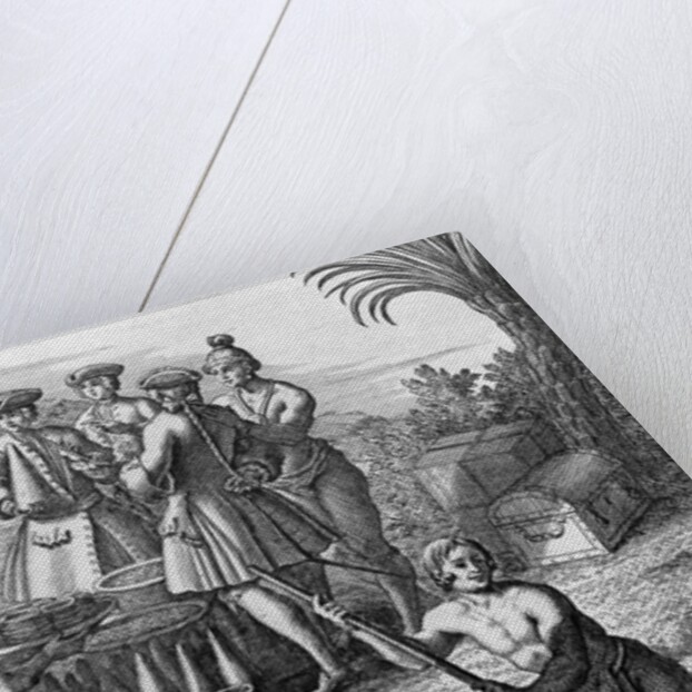 Indians Negotiating With Merchants by Anonymous