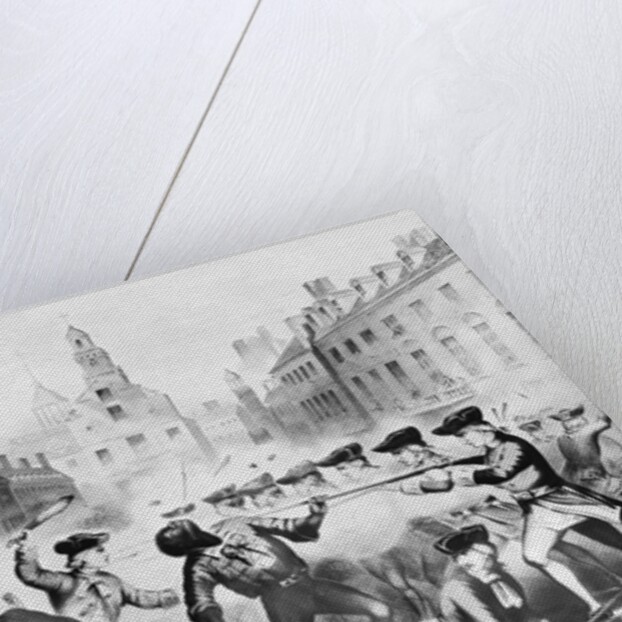 Boston Massacre, March 5th, 1770 Lithograph by Anonymous