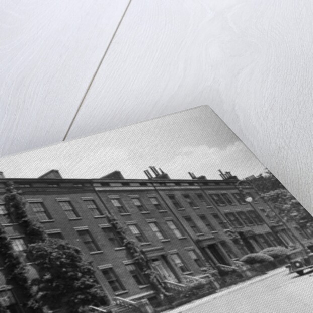 Brownstones Along Washington Square by Anonymous