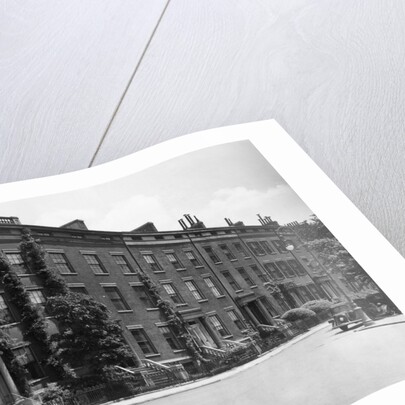 Brownstones Along Washington Square by Anonymous