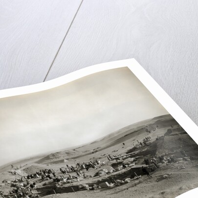 Excavation near Great Pyramid and Sphinx by Anonymous
