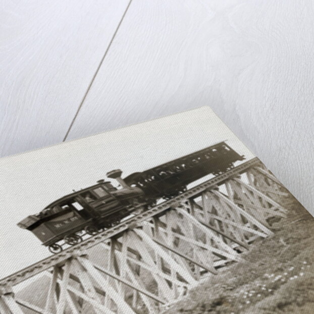 Train Ascending Mount Washington by Anonymous