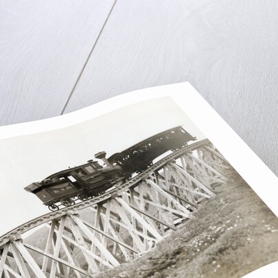 Train Ascending Mount Washington by Anonymous