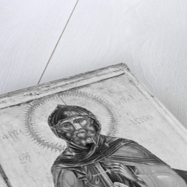St. Simeon Sitting On A Column by Anonymous
