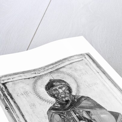 St. Simeon Sitting On A Column by Anonymous