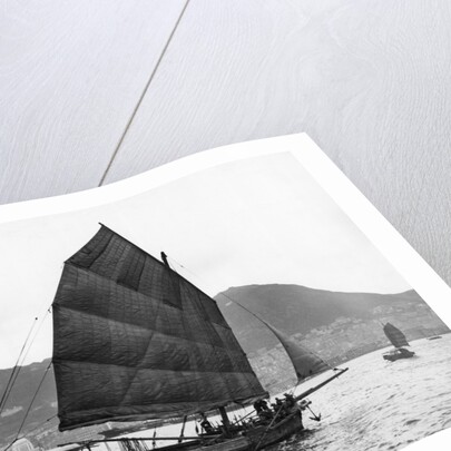 Boats (Junks) In The Harbor by Anonymous