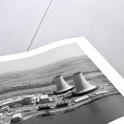 Aerial View Of Three Mile Island Power P by Anonymous