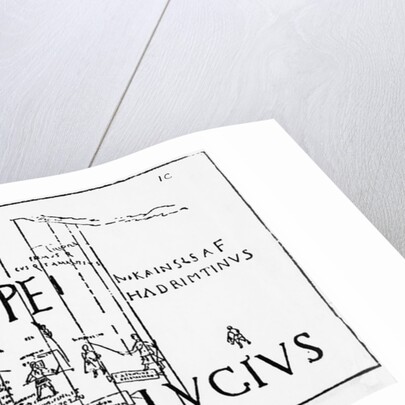 Illustration Depicting Writing On Wall by Anonymous