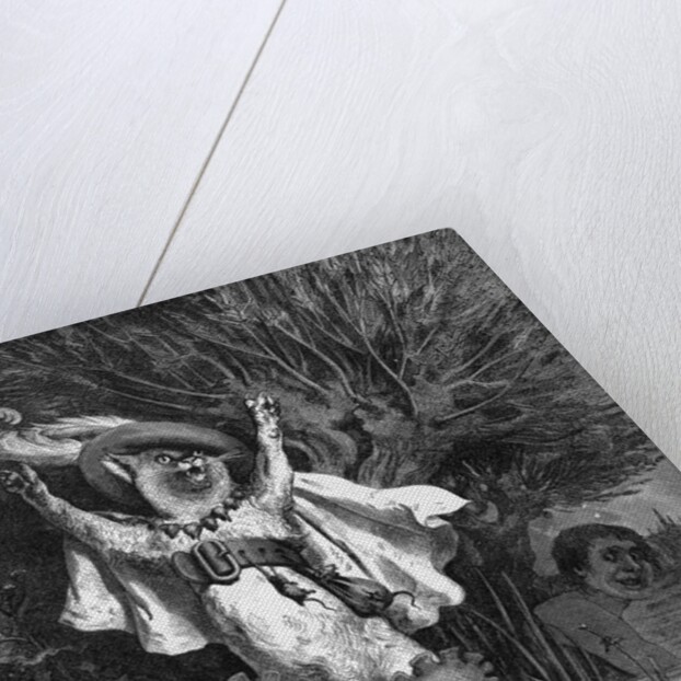 Help! The Marquis of Carabas is Drowning Engraving by Gustave Dore