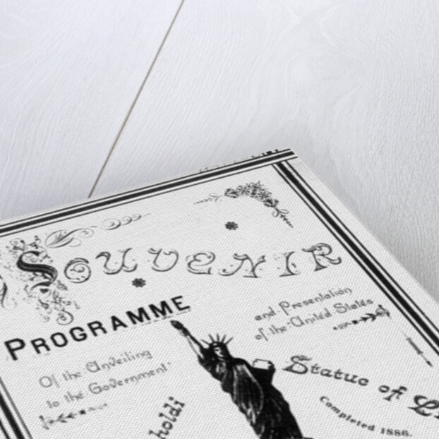 Program Souvenir For Statue Of Liberty by Anonymous