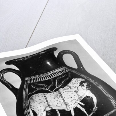 Pot Showing Odysseus Under The Ram by Anonymous