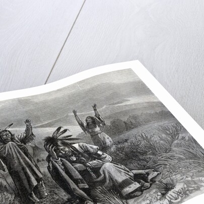 Indian Messenger W/News Of Defeat;Engrav by Anonymous