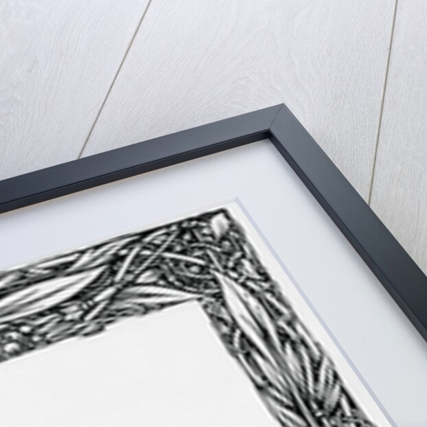 Image of Frame with Floral Motif by Anonymous
