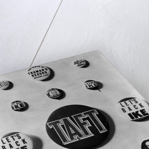 Assortment Of President Campaign Buttons by Anonymous