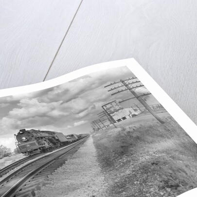 Train Leaving Town by Anonymous