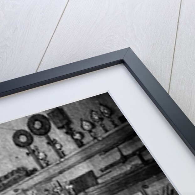 Scientist Looks Into Instrument Eyepiece by Anonymous