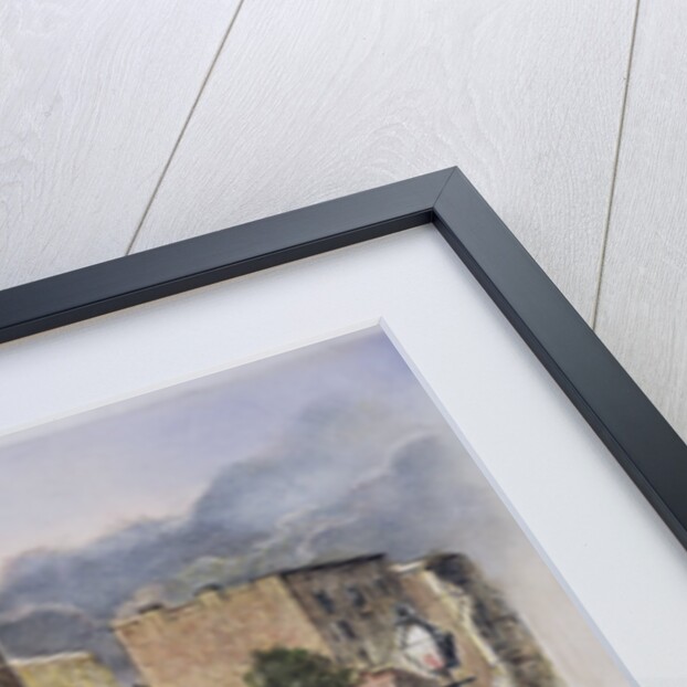 Provost Guards Attacking the Rioters Woodcut Color Print by Anonymous