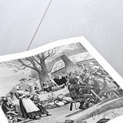 Illustration of the First Thanksgiving by Anonymous