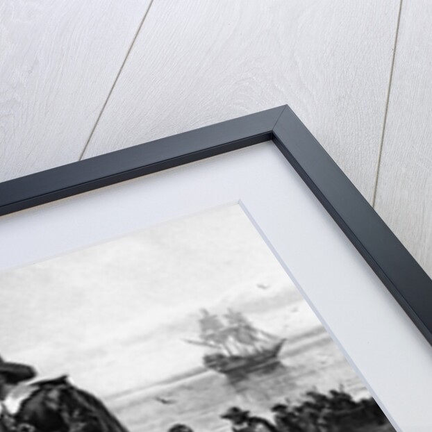 Purchase of Manhattan Island by Pieter Minuit by Alfred Friedericks