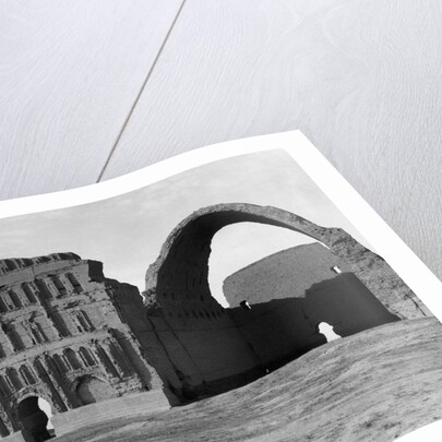 View Of Ruined Building With Arch by Anonymous