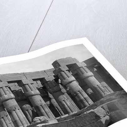 Exterior View of Peristyle Court in the Temple of Luxor by Anonymous