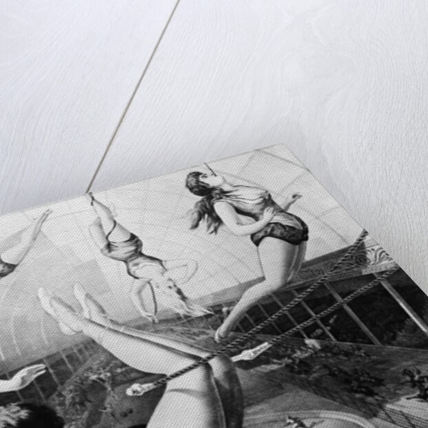 Poster Of Trapeze Artists 1890 by Anonymous