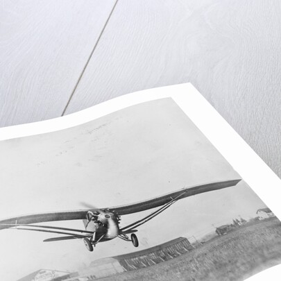 Airplane on Practice Flight Before Endurance Record Attempt by Anonymous