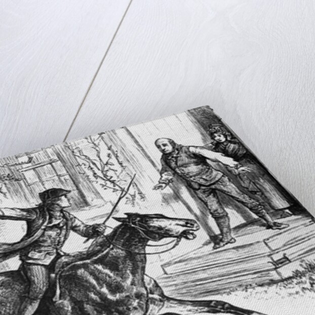 Illus. Of Paul Revere On Horseback by Anonymous