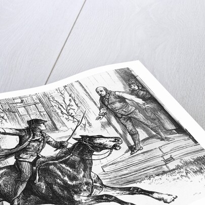Illus. Of Paul Revere On Horseback by Anonymous