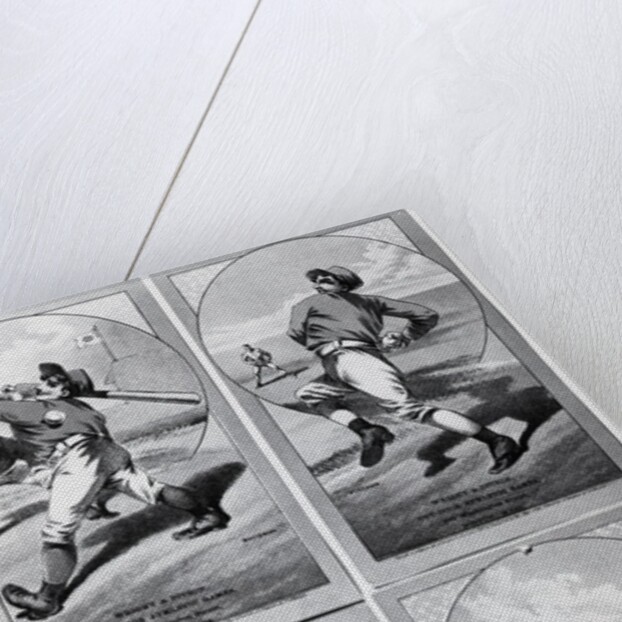 Baseball Cards Showing Various Positions by Anonymous