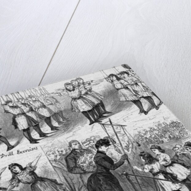Views Of Children Exercising (Illus.) by Anonymous