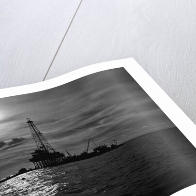 General View Of Offshore Oilwell by Anonymous