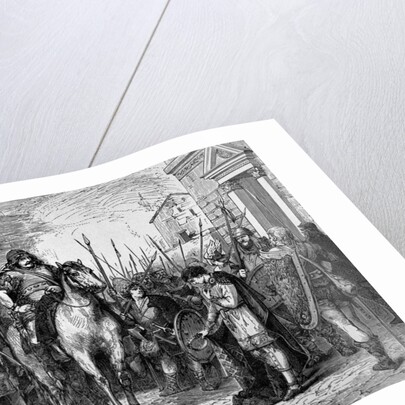 Romulus Augustulus Surrenders To Odoacer by Anonymous