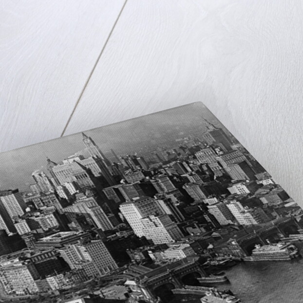 Aerial View Of Lower New York & Battery by Anonymous